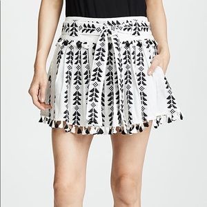 Dodo Bar Or miniskirt blue and white size Medium